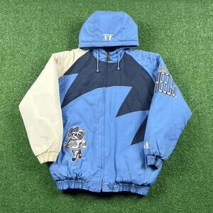 Vintage 90s RARE NCAA North Carolina UNC Tar Heels Shark tooth Logo Athletic